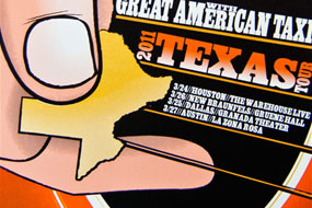 Todd Snider + GAT Texas Tour Poster