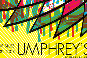 thumbnail for Umphrey's McGee LA March 2013 silkscreen poster